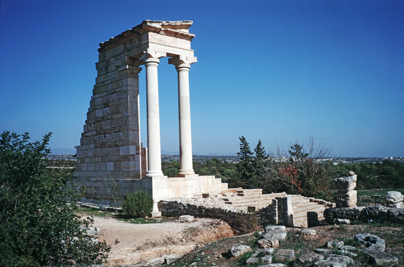 chy1998_04.jpg - région de Limassol, Kourion sanctuaire d'Apollon Ektachrome Elite 100