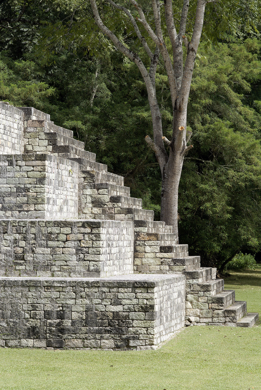 gua06_0681.jpg - Honduras ouest  Copan petit temple du groupe principal