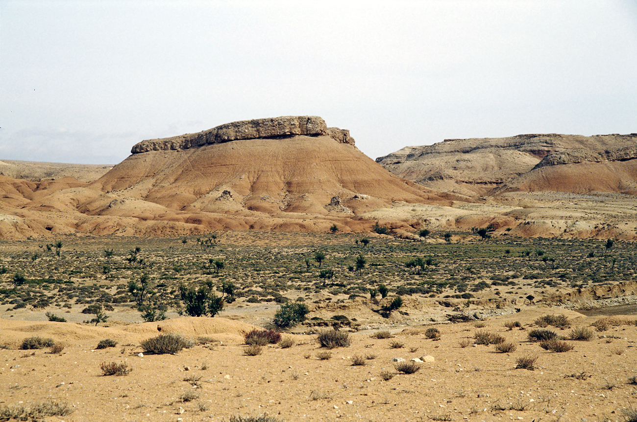 mar04_2_003.jpg - Rekham, octobre-novembre 2004 plateau du Rekham formations géologiques sur le haut plateau situé au nord de Missour Fuji PROVIA 400 F
