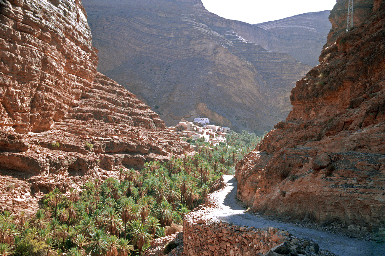 mar04_7_005.jpg - Sud ouest, octobre-novembre 2004 canyon entre Kehmis et Im Ouzlag paradis oublié, Ida Issa Ektachrome 100 GX