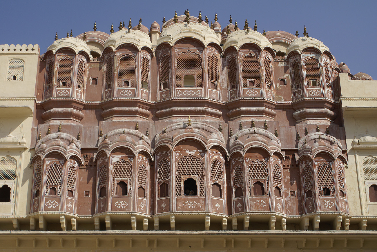 raj07-02-27_098.jpg - Inde, Rajasthan, 27/02/2007 Jaïpur palais des vents